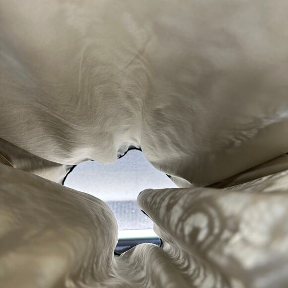 PerSeption Concept Top Womens Size XL Black Floral 3/4 Sleeve Lined Crochet Lace - Picture 12 of 12